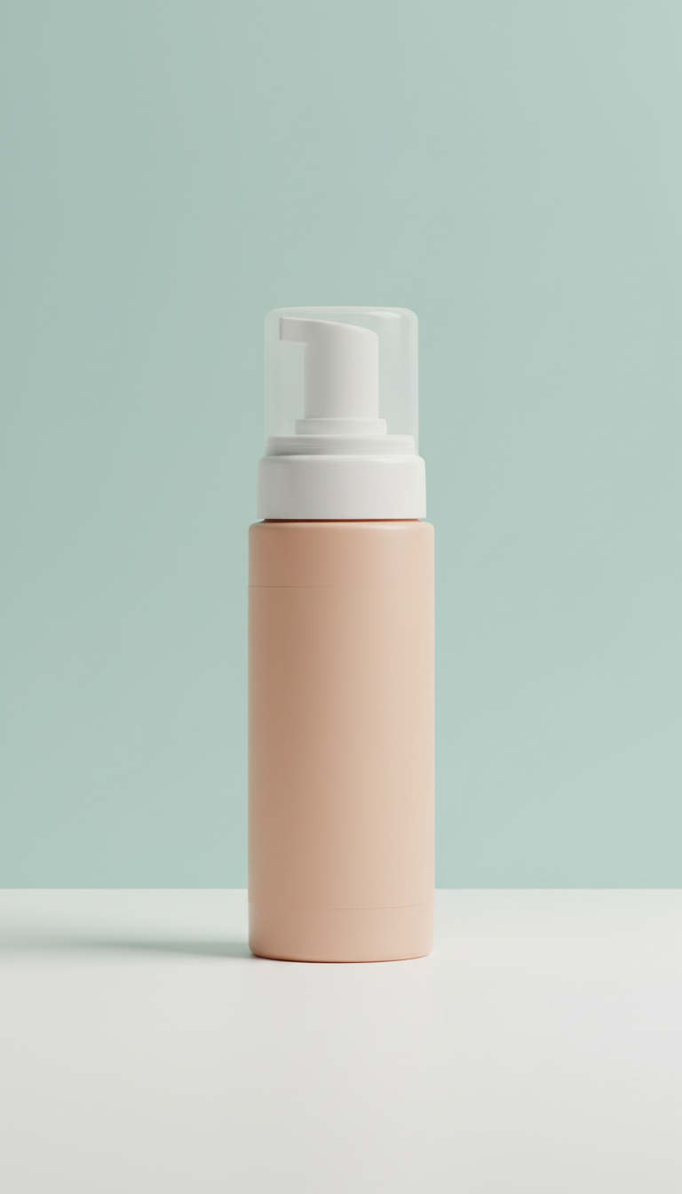 Antiseptic Foam, Blush Peach Bottle